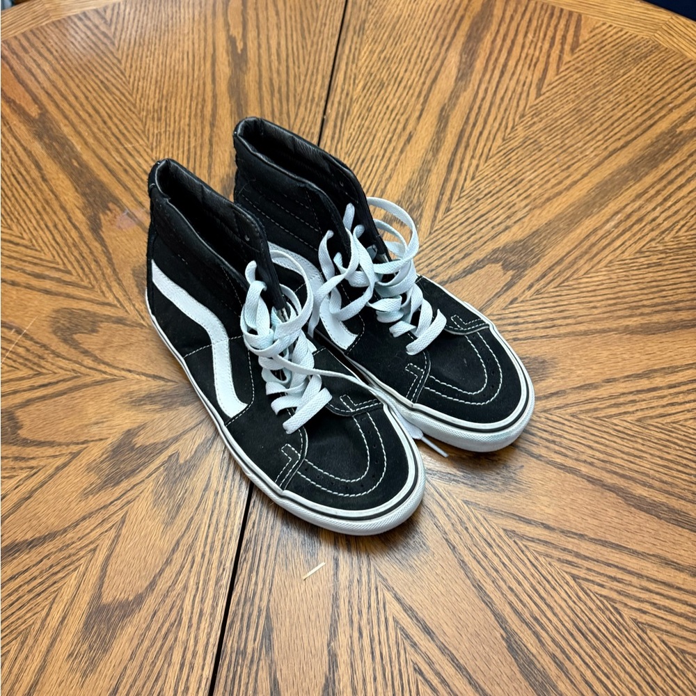 Vans Quilted Black and White Sneakers